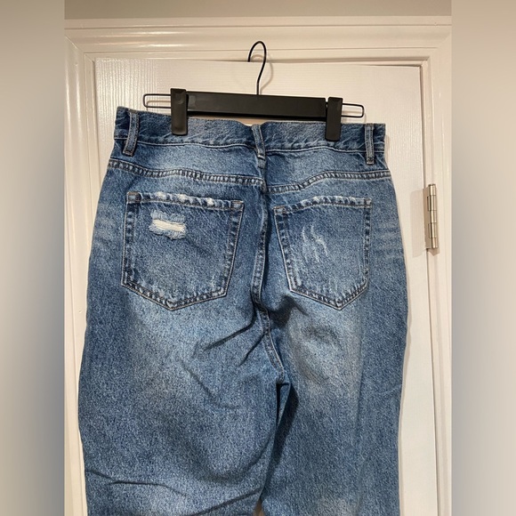 PacSun Ultra High Rise Slim Distressed Medium Wash Denim Button Jeans Size 28 - Picture 11 of 11